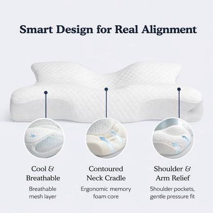 SleepAlign™ Ergonomic Support Pillow